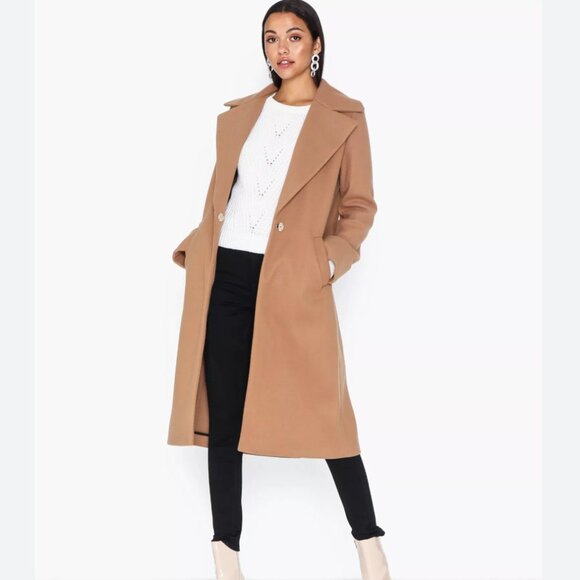 River Island Camel Coat - Picture 1 of 4